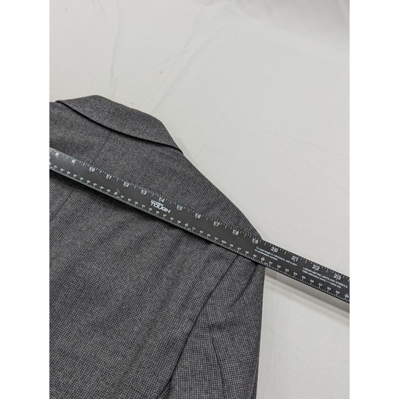 Jos. A. Bank Blazer Sport Suit Jacket Wool Cashmere 42R SLIM Gray Micro Check - Picture 14 of 14